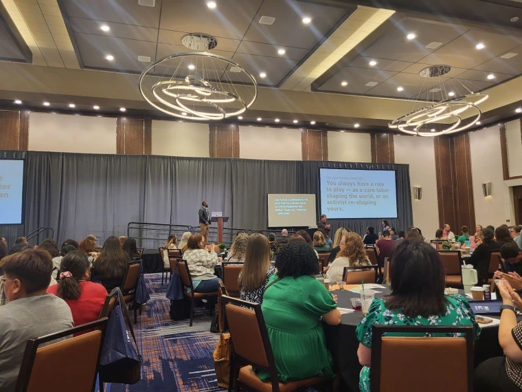 Lawrence Weru delivering the keynote address at the 26th Annual Evidence for Success Disability Conference